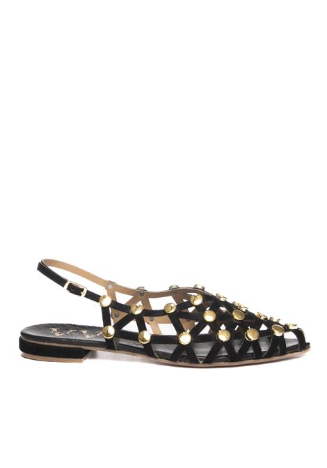 Black dito sandal VINCENT VEGA | DITOCAM-NERO